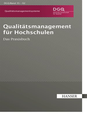 cover image of Qualitätsmanagement für Hochschulen – Das Praxishandbuch